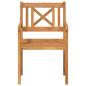 Preview: Gartenstühle 6 Stück 56x55.5x90 cm Massivholz Akazie, Gartenstühle 2 Stück 56x56x90 cm Massivholz Akazie
