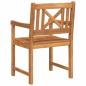 Preview: Gartenstühle 6 Stück 56x55.5x90 cm Massivholz Akazie, Gartenstühle 2 Stück 56x56x90 cm Massivholz Akazie