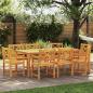 Preview: ARDEBO.de - Gartenstühle 8 Stück 56x55.5x90 cm Massivholz Akazie, Gartenstühle 2 Stück 56x56x90 cm Massivholz Akazie