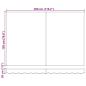 Preview: Manuelle Einziehbare Markise Beige 300x250 cm, Markisen-Ersatzstoff für 3x2,5 m Rahmen Beige