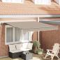 Preview: ARDEBO.de - automatische einziehbare Markise Beige 300x250 cm, Markisentuch für 3x2,5 m Rahmen Beige