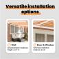 Preview: Automatische Einziehbare Markise Gelb und Orange 350x250 cm