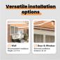 Preview: Ausziehbare Markise Gelb und Orange 350 x 250 x 165 cm