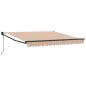 Preview: Automatische Einziehbare Markise Gestreift 350x250 cm
