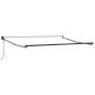 Preview: Automatische Einziehbare Markise Gestreift 350x250 cm