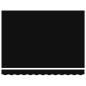 Preview: ARDEBO.de - Automatische einziehbare Markise Schwarz 350x250 cm, Markisen-Ersatzstoff für 3,5x2,5 m Rahmen Schwarz