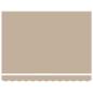 Preview: Manuelle Einziehbare Markise Beige 350x250 cm, Markisenersatzstoff für 3.5x2.5 m Rahmen Beige