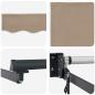 Preview: Automatische Einziehbare Markise Beige 350x250 cm, Markisen Ersatzstoff für 3,5x2,5 m Rahmen Beige