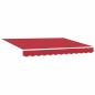 Preview: Automatische Einziehmarkise Rot 350x250 cm, Markisen Ersatzstoff für 3,5x2,5 m Rahmen Rot