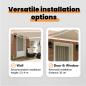 Preview: Ausziehbare Markise Beige 400 x 300 cm Polyester und Metall