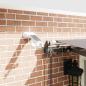 Preview: Automatische Einziehbare Markise mit LED Hellgrau 400x300 cm, Markisenersatzstoff für 4x3 m Rahmen Hellgrau