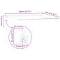 Preview: Automatische einziehbare Markise Rot 400x300 cm, Markisen-Ersatzstoff für 4x3 m Rahmen Rot