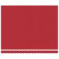Preview: Manuelle aufrollbare Markise mit LED Rot 400x300 cm, Markisenersatzstoff für 4x3 m Rahmen Rot
