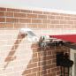 Preview: Automatische einziehbare Markise mit LED Rot 400x300 cm, Markisentuch Ersatz für 4x3 m Rahmen Rot