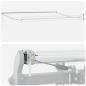 Preview: manuelle einziehbare Markise mit LED Gelb und Orange 400 x 350 cm