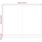 Preview: Manuelle einziehbare Markise Schwarz 400x350 cm, Markisenersatzstoff für 4x3,5 m Rahmen Schwarz