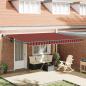 Preview: ARDEBO.de - Ausziehbare Markise Orange und Braun 450 x 300 x 165 cm