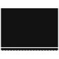 Preview: manuelle einziehbare Markise mit LED Schwarz 450x300 cm, Markisenersatzstoff für Rahmen 4.5x3 m Schwarz