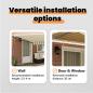 Preview: Manuelle Einziehbare Markise Grün und Gelb 450x300 cm, Markisenersatzstoff für 4,5x3 m Rahmen Grün und Gelb