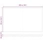 Preview: Automatische Einziehbare Markise Rot und Weiß Gestreift 500x300 cm