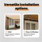 Preview: Automatische einziehbare Markise Multicolor Streifen 500x300 cm