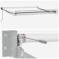 Preview: Automatische Einziehbare Markise Helles Grau 500x300 cm, Markisenersatzstoff für 5x3 m Rahmen Helles Grau