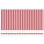 Preview: Manuelle Einziehbare Markise Rot und Weiß Gestreift 600x300 cm