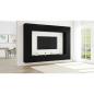 Preview: 12-teiliges TV-Schrank-Set Wandmontiert Schwarz Eichen Holzwerkstoff, Wandmontierte TV-Schränke - 2 Stück, Schwarz Eiche, 30,5x30x90 cm, Hergestellt aus Holzwerkstoff, TV-Schränke 2 Stück Schwarz Eiche 100x30x30 cm Holzwerkstoff