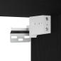 Preview: 10-teiliges TV Schrank Set - Wandmontiertes schwarzes Eichenholz
