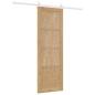 Preview: Schiebetür mit Zubehörset 73,5x211 cm Massivholz Kiefer, Innentür "ORKDAL" 73,5x211x4 cm Massivholz Kiefer