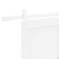 Preview: Schiebetür mit Hardware Set Weiß 83x211 cm Massivholz Kiefer, Innentür 'ORKDAL'Weiß 83x211x4 cm Massivholz Kiefer