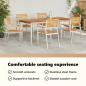 Preview: Garten Essgruppe 7 pcs Massives Teakholz und Edelstahl