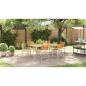 Preview: Garten Essgruppe 7 pcs Massives Teakholz und Edelstahl