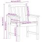 Preview: Garten Essstühle 4 Stück Weiß 65,5x55,5x88 cm HDPE, Garten Essstühle 2 Stück Weiß HDPE