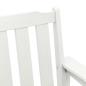 Preview: Garten Essstühle 4 Stück Weiß 65,5x55,5x88 cm HDPE, Garten Essstühle 2 Stück Weiß HDPE