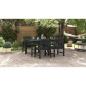 Preview: Garten-Essstühle 4 Stück Schwarz 65,5x55,5x88 cm HDPE, Garten-Essstühle 2 Stück Schwarz HDPE