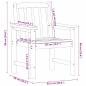 Preview: Garten-Essstühle 4 Stück Hellgrau 65,5x55,5x88 cm HDPE, Garten-Essstühle 2 Stück Hellgrau HDPE
