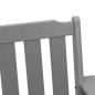 Preview: Garten-Essstühle 4 Stück Hellgrau 65,5x55,5x88 cm HDPE, Garten-Essstühle 2 Stück Hellgrau HDPE