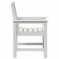 Preview: Garten-Essstühle 6 Teile Weiß 65,5x55,5x88 cm HDPE, Garten-Essstühle 2 Teile Weiß HDPE