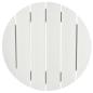 Preview: 3-teiliges Garten Bar Set Weiß HDPE, Bartisch Weiß 55x55x107 cm HDPE, Barhocker 2 Stück Weiß HDPE