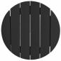 Preview: 3-teiliges Gartenbar Set Schwarz HDPE, Bartisch Schwarz 55x55x107 cm HDPE, Barhocker 2 Stück Schwarz HDPE