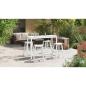 Preview: Garten Bar Set 4 pcs Weiß HDPE