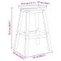 Preview: Barhocker 6 Stück Weiß HDPE, Barhocker 2 Stück Weiß HDPE