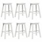 Preview: Garten Bar Set 6 pcs Weiß HDPE