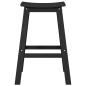 Preview: Barhocker 9 Stück Schwarz HDPE, Barhocker 2 Stück Schwarz HDPE