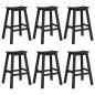 Preview: Garten Bar Set 6 pcs Schwarz HDPE