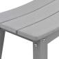 Preview: Garten Bar Set 6 pcs Hellgrau HDPE