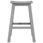 Preview: Garten Bar Set 6 pcs Hellgrau HDPE