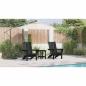 Preview: Faltbare Adirondack-Stühle 2 Stück Schwarz 74,5 x 80,5 x 90 cm HDPE, Faltbarer Adirondack-Stuhl Schwarz 74,5 x 80,5 x 90 cm HDPE