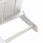 Preview: 3-teiliges Garten Lounge Set Weiß HDPE, Klappbarer Adirondack Stuhl Weiß 74.5x80.5x90 cm HDPE, Adirondack Beistelltisch Weiß 38x38x45 cm HDPE